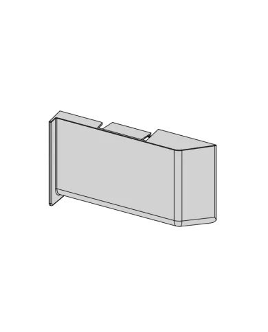 Cover SCARPI-4, left, white RAL9001