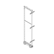 Ūkinės spintos rėmas 859 Hyper, ištraukiamas, MP200mm, H1885-2285mm, antracitas