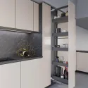 Pull out larder unit frame 859 Hyper, W200mm, H1885-2285mm, anthracite