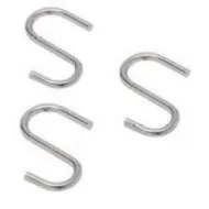 Hook for railing, S type, chrome