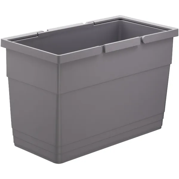 Šiukšliadėžė pastatoma H275mm, 21l pilka