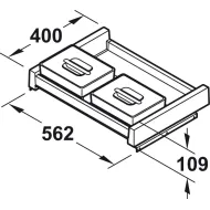 Hailo On-Top Pull-out shelf