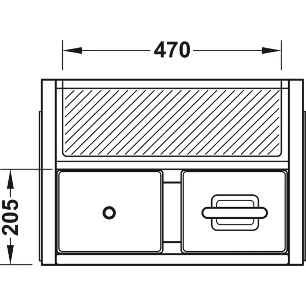 Hailo On-Top Pull-out shelf