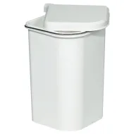 Šiukšliadėžė prie fasado 5l 175x310mm, baltas