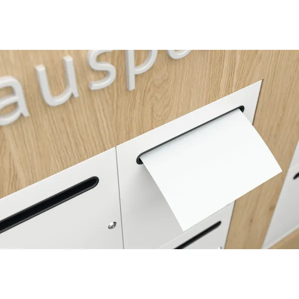 Paper guide, 310x20mm, for glue fixing