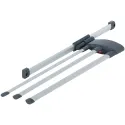 Rankšluostinė ištraukiama triguba L454mm, matinis chromas