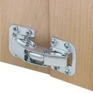 Spring hinge, opening angle 90°