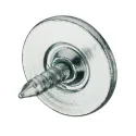 Counterplate, for magnetic pressure catch wooden door, for knocking in