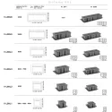Wastebin V-L9XL, for inserting into pull out systems, W400/450/500mm 2x11l H275mm anthracite