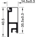 Wall profile, Railing system, aluminium/steel