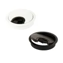 Lizdas laidams Ø60x13mm, su šepetėliu balta