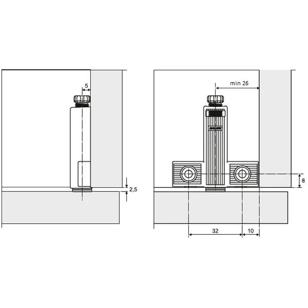 Adapter for push catch