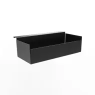 Shelf/tray for railing system SYSTEMA L305mm black