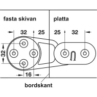 Table top connector, separable table tops