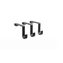 Set of hooks, for railing system KH SYSTEMA black