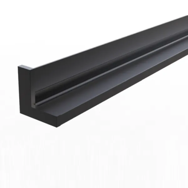 Kabykla profilis SYSTEMA SHE D-M L900mm, 2x8,8W 24V MW juoda matinė