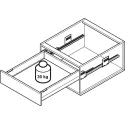 Stalčių šonai Matrix Box Slim A Synchro, H175mm, L350mm, 30kg, švelnaus uždarymo, antracitas