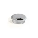 Cable grommet Ø60x20mm gray metallic