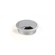 Lizdas laidams Ø60x20mm, pilka metallic
