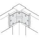 Corner Brace, height 70mm, table fittings