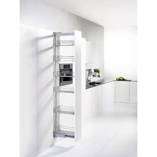 Wire basket, For base unit/door front fixing pull out larder unit