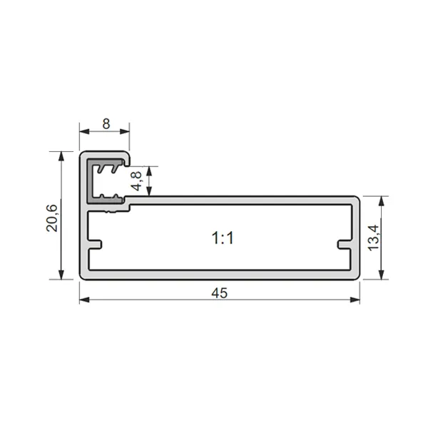Rėmelis iš P-13 profilio