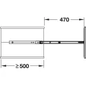 Rėmas DISPENSA P600mm, H1200-1P600mm,mm, antracitas