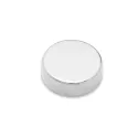 Round cover for glass hinge 26° white