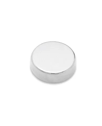 Round cover for glass hinge 26° chrome
