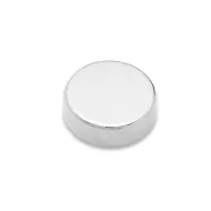 Round cover for glass hinge 26° matt chrome