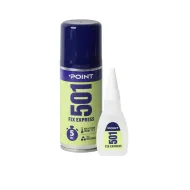 Klijai momentiniai POINT 501 Fix Express 2 komponentų 25g+100ml