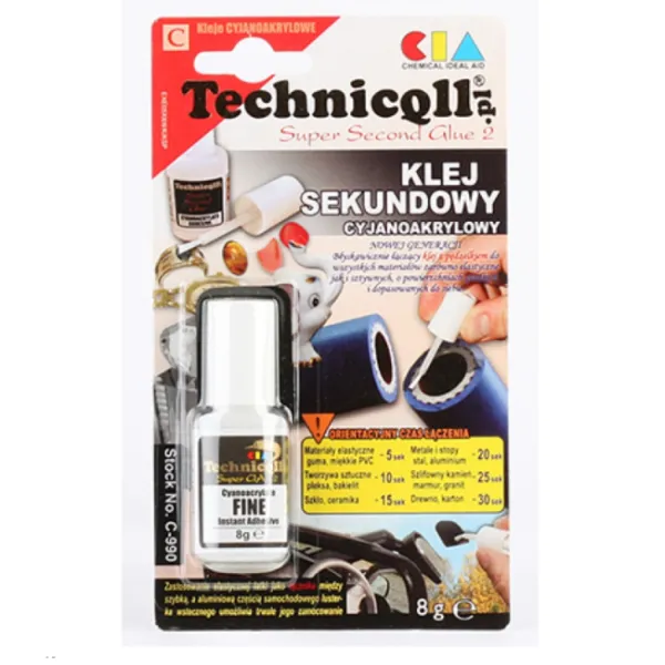 Adhesive Techniqll C-990, with paintbrush, 8g