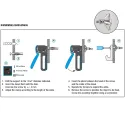 Molly building board anchor MOLA 5/13mm, with screw M5x45mm, for board thicknesses 8-13mm Sormat