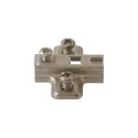 Mounting plate 0mm with euro screw for hinge 35°