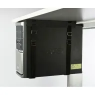 Computer holder with adjustable straps
