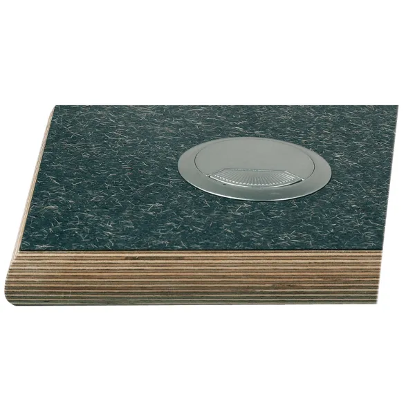 Lizdas laidams Ø60mm, šviesiai pilkas