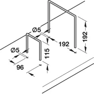 Divider, for supporting books
