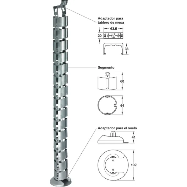 Cable guide, Link design