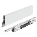 Drawer side runner system, Häfele Matrix Box S35, drawer side height L120mm, load bearing capacity 35kg
