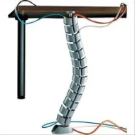 Cable management system VERTEBRA white