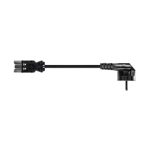 Supply cable GST18/CEE7/7, H05VV-F 3G1.5mm², L3000mm, black