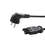 Supply cable GST18/CEE7/7, H05VV-F 3G1.5mm², L3000mm, black
