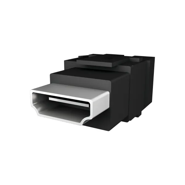 Jungtis papildoma - HDMI 2.0, lizdas/lizdas, juoda