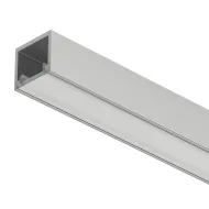 Profilis LED išorinis 2102 aliuminis L3000mm, matinis chromas
