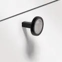 Rankenėlė taškinė H2175 Ø32mm, marmuro/matinės juodos spalvo