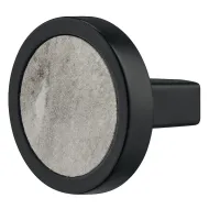 Rankenėlė taškinė H2175 Ø32mm, marmuro/matinės juodos spalvo