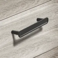 Rankenėlė H2320 CC128mm, L150mm, matinė juoda spalva