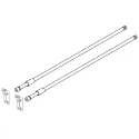 Paaukštinimas šoninis stalčiui METALBOX L500mm, balta