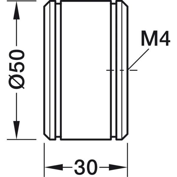 Rankenėlė taškinė H2310 Ø50mm, matinė juoda spalva