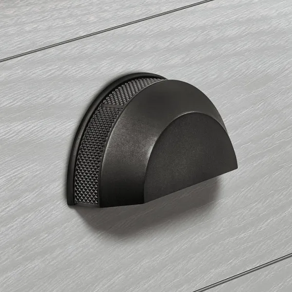 Furniture handle, Finger pull handle, zinc alloy, Häfele Déco, model H2315